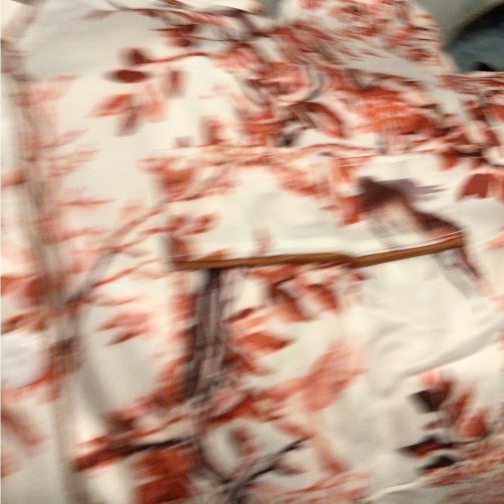 NEW ! jersey Women's Brown fox Patterned pajamas - Picture 8 of 9